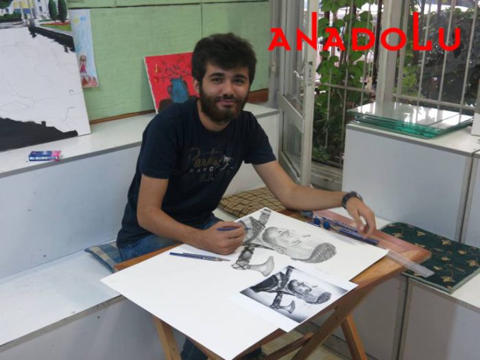Karakalem Çalışan Hobi Grubu Çizimleri Adana